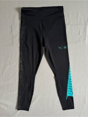 PUMA First MileWomens Running Leggings - High Waist w/ pocket, Black Size M